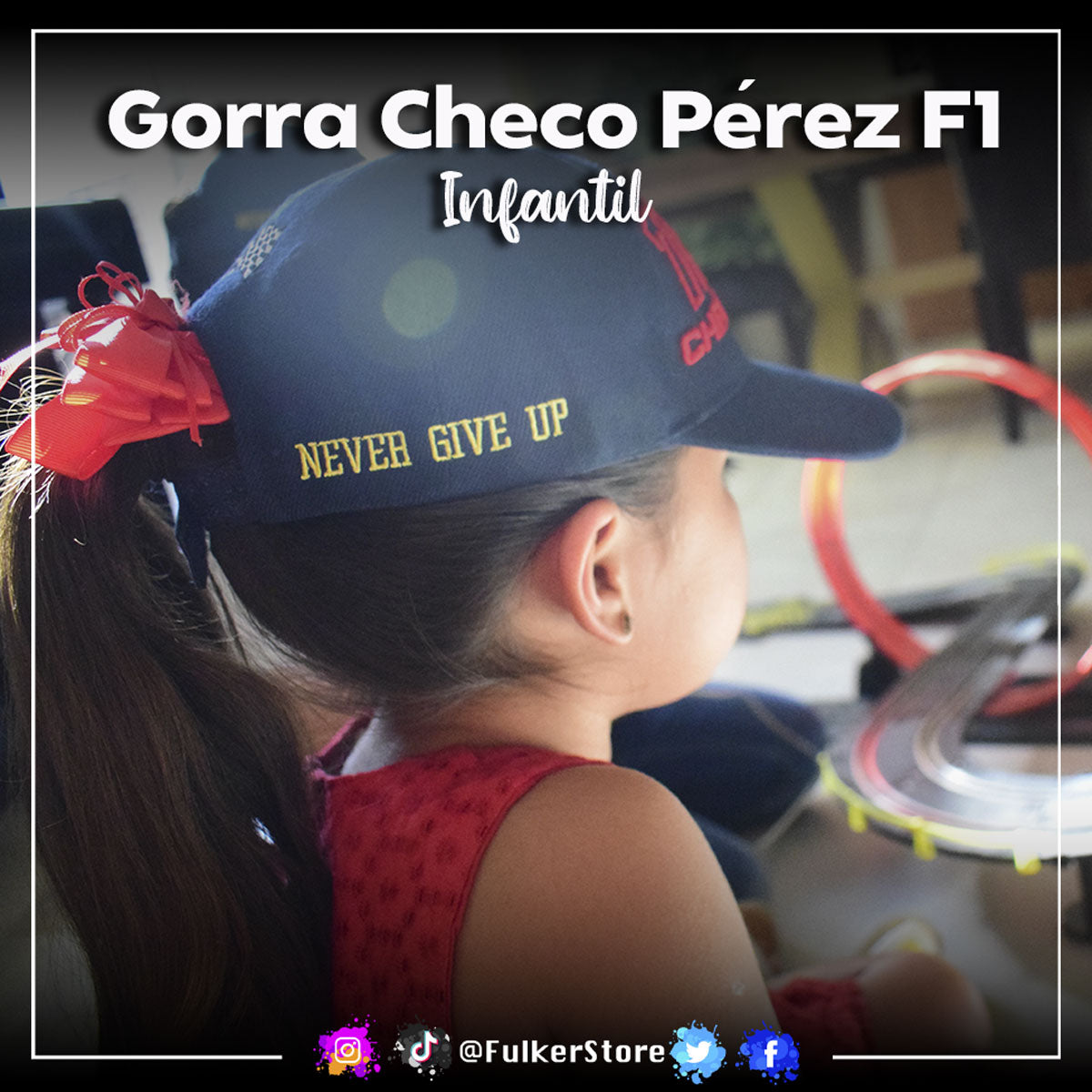 Gorra Checo Pérez Infantil – #11 Red Bull Racing F1